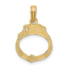 Gold Polished First Responder Pendants