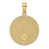 14K CHICAGO Skyline On Round Disc Charm