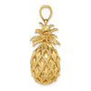 Gold Polished Pineapple Pendants