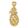Gold Polished Pineapple Pendants