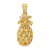 Gold Polished Pineapple Pendants