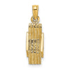 Gold Polished Beach Chair Pendant