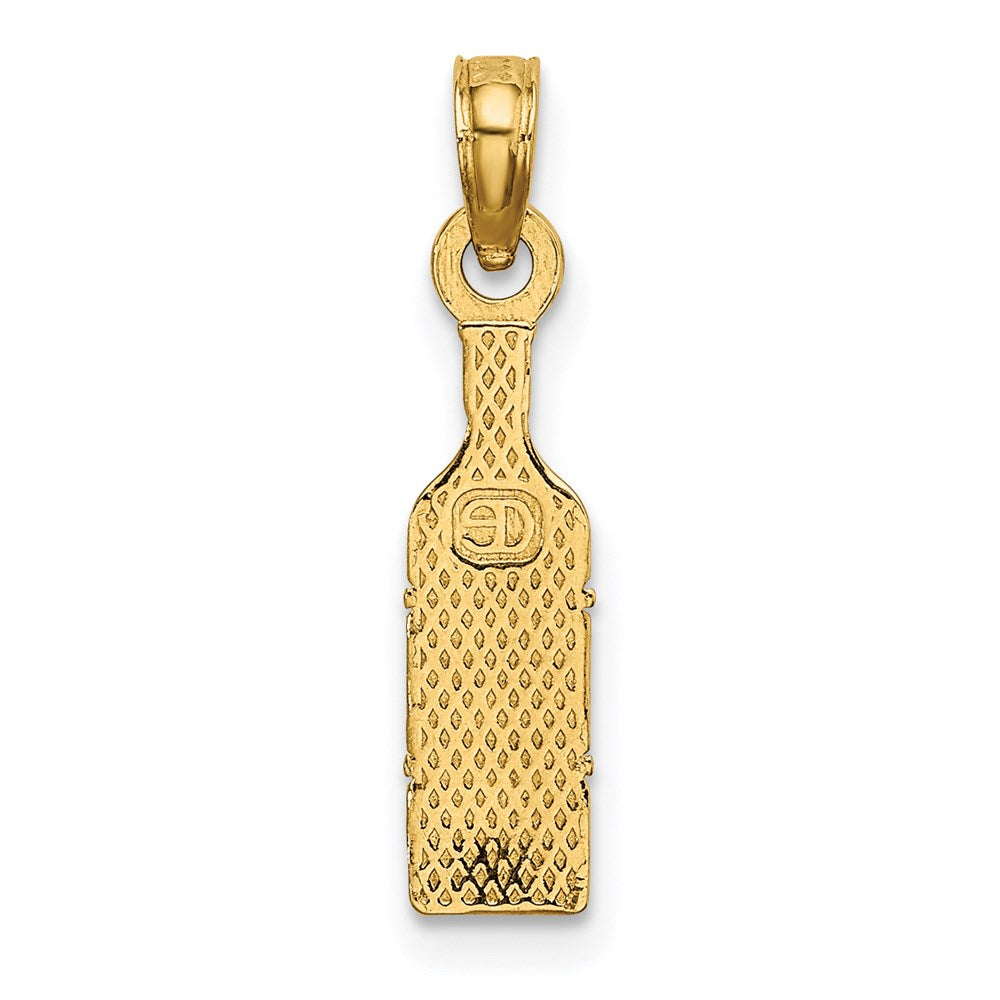 14K VINO Wine Bottle Charm