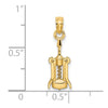Gold Wine Opener Charm
