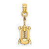 Gold Wine Opener Charm