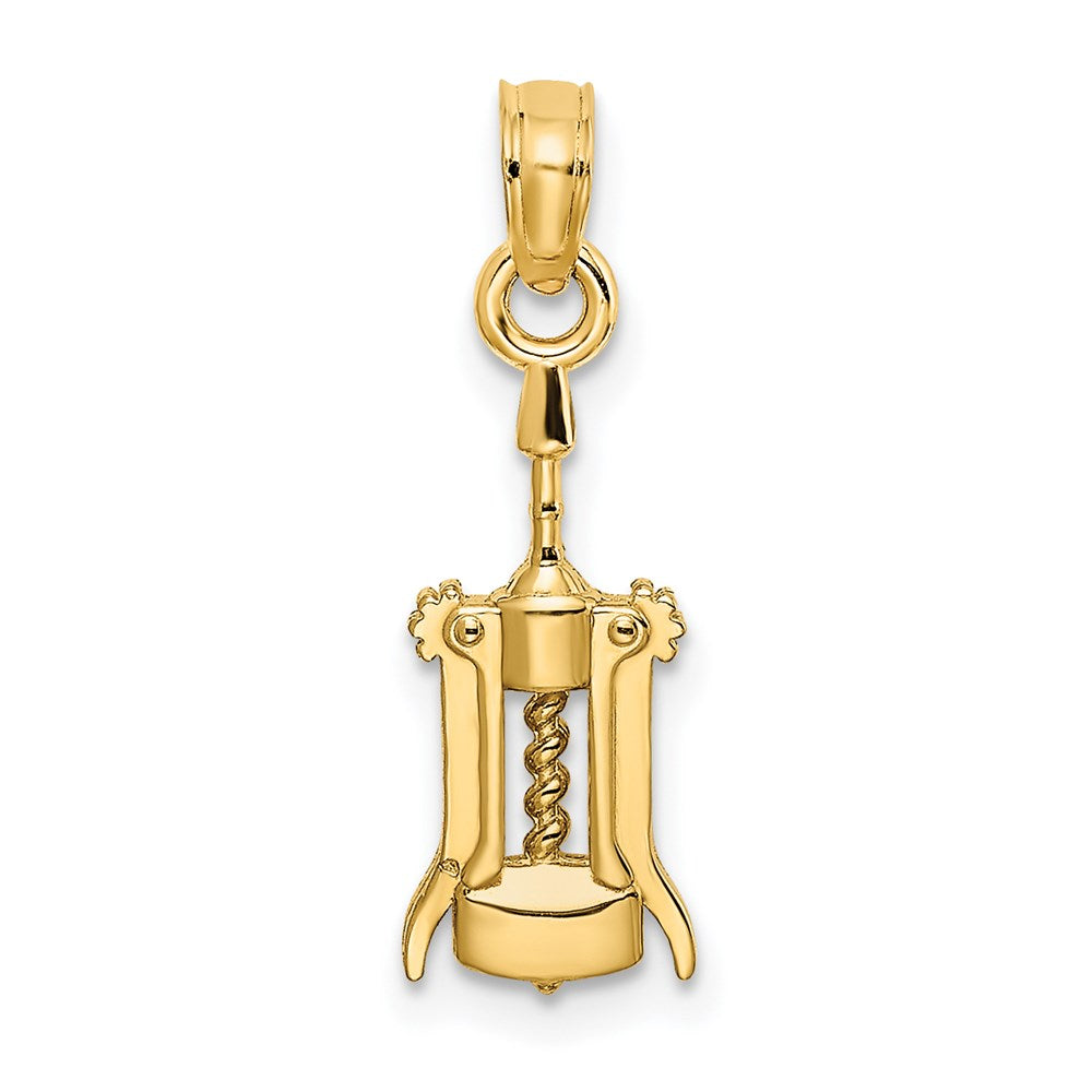 Gold Wine Opener Charm