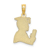 Gold Polished Graduation Pendants