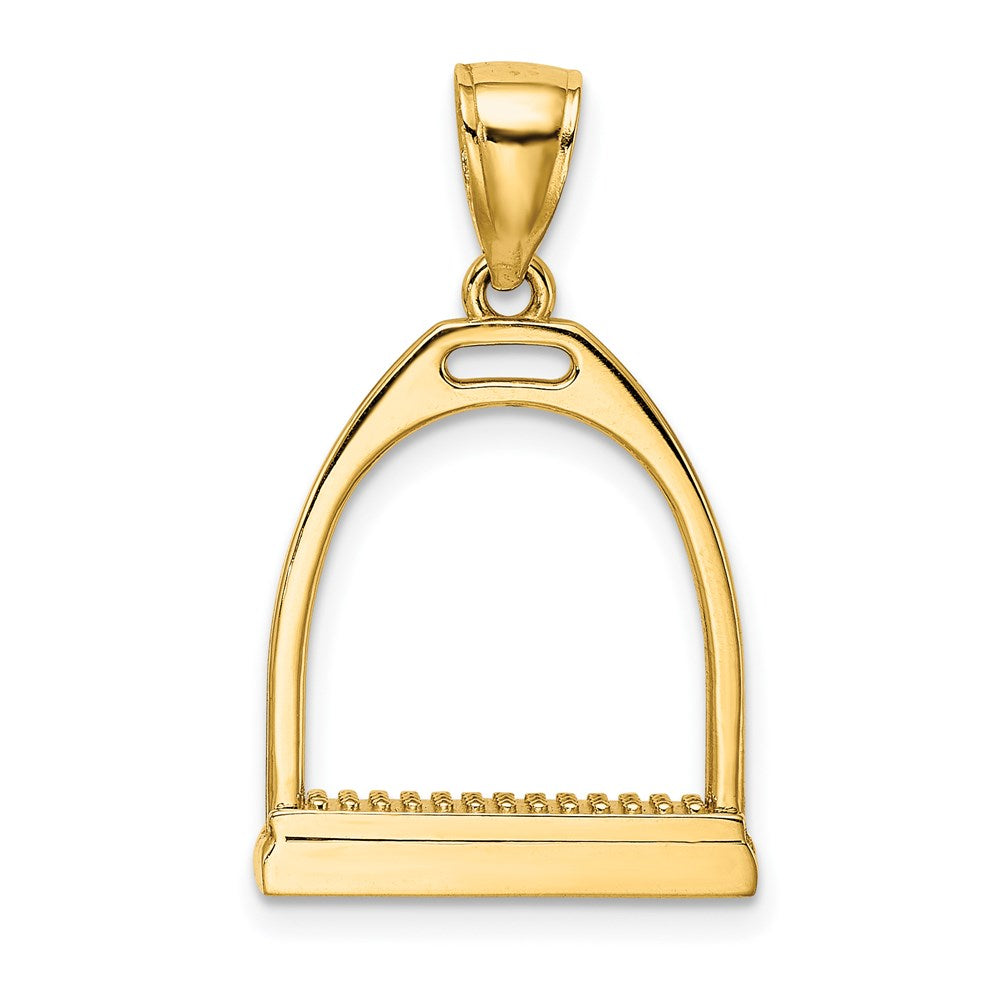 Gold Polished Horse Pendants