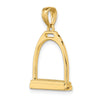 Gold Polished Horse Pendants