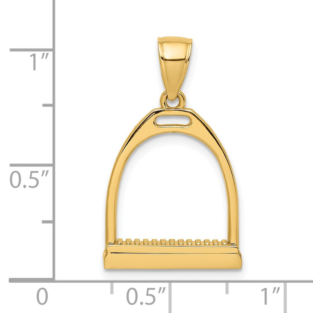 Gold Polished Horse Pendants