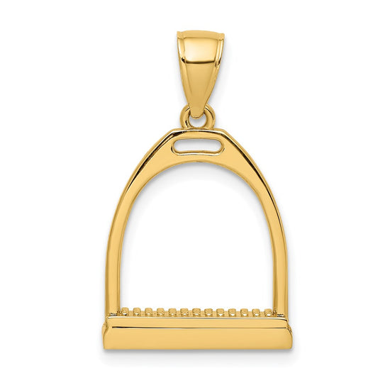 Gold Polished Horse Pendants