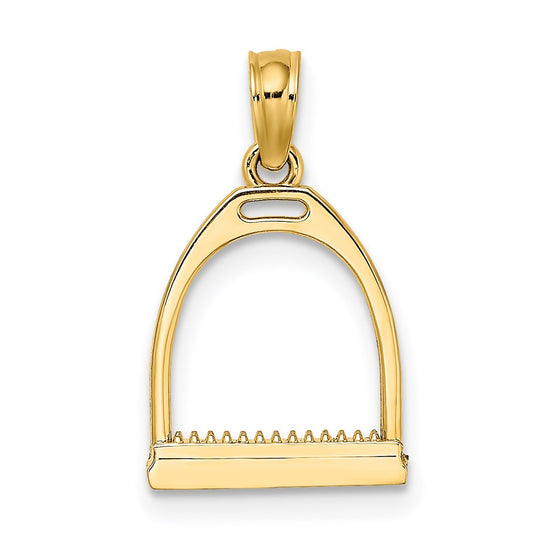 Gold Polished Horse Pendants
