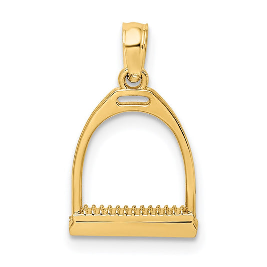 Gold Polished Horse Pendants
