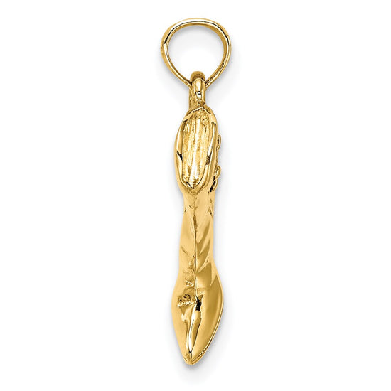 14K 3-D Cowboy Boot Charm