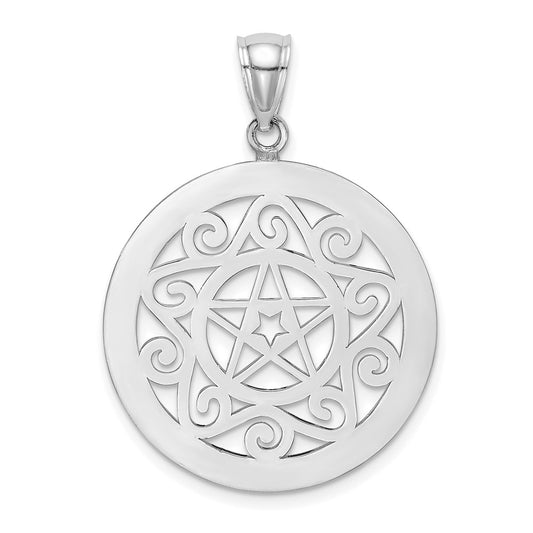 Gold Polished Filigree Pendants