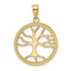 Gold Polished Tree of Life Pendants
