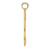 14K Polished 3-D Spoon Charm