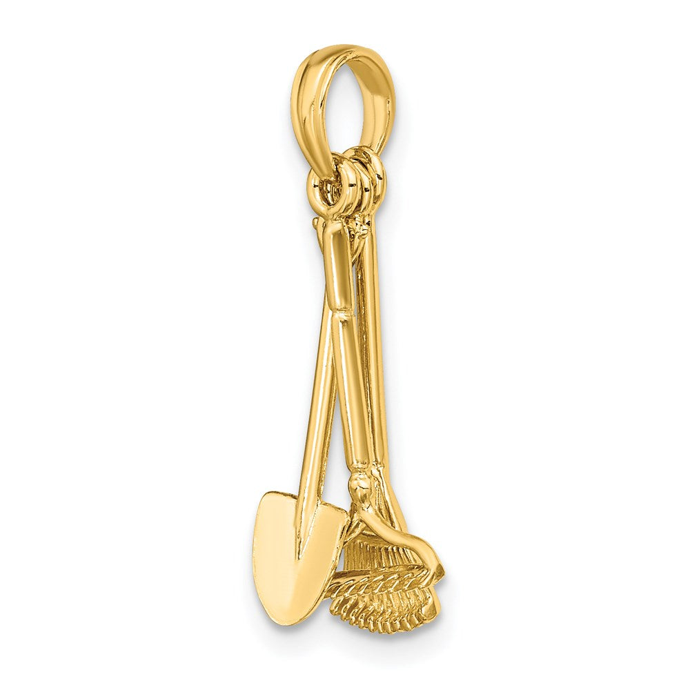 Gold Polished Tool Pendants