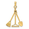 Gold Polished Tool Pendants