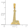 14K Lighthouse with Building Charm