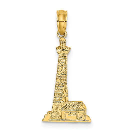 14K Lighthouse with Building Charm