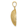 Gold Polished Sea Shell Pendants
