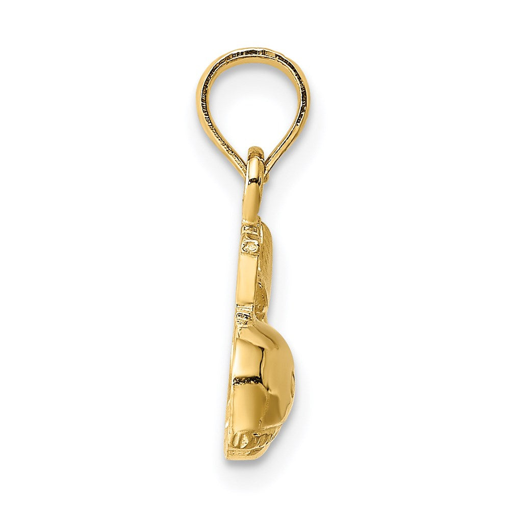 Gold Polished Whale Pendants