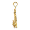 Gold Polished Lighthouse Pendant