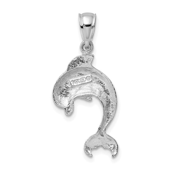 Gold Polished Dolphin Pendants