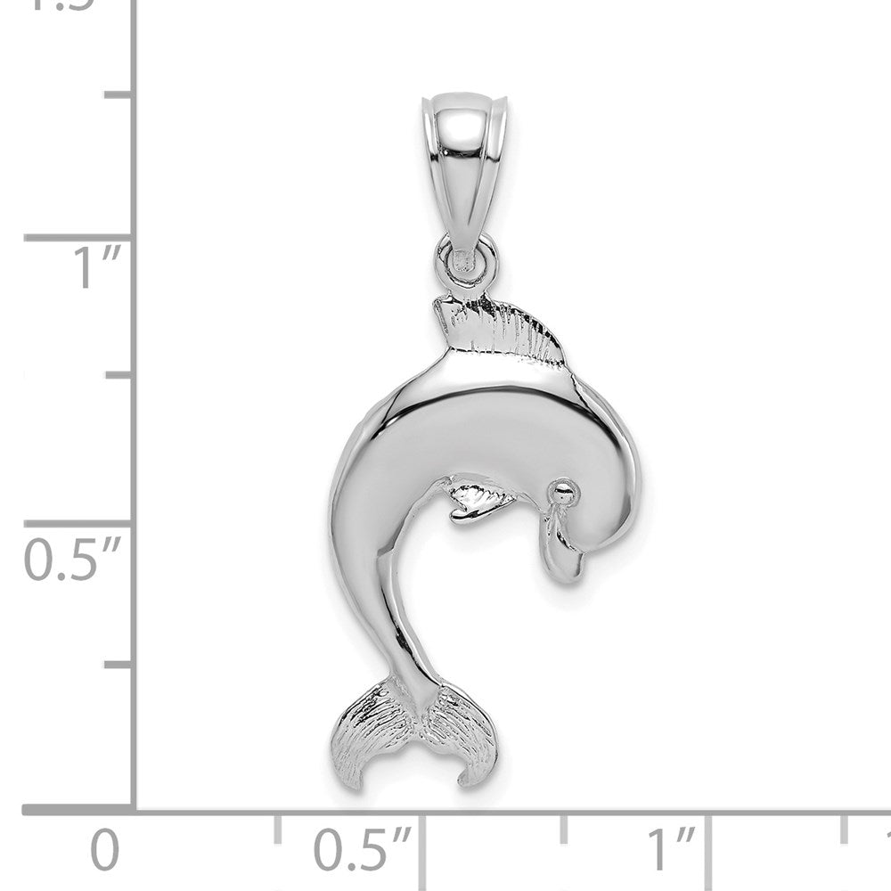 Gold Polished Dolphin Pendants