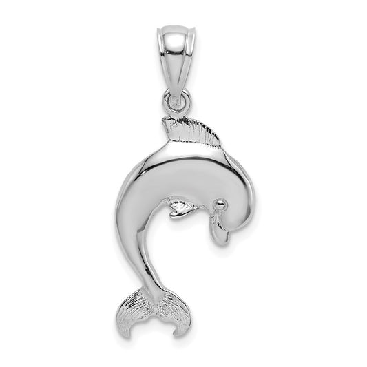 Gold Polished Dolphin Pendants