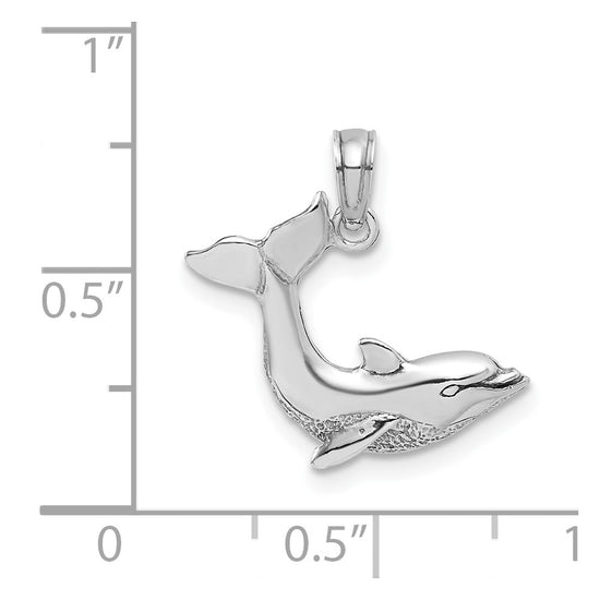 Gold Polished Dolphin Pendants