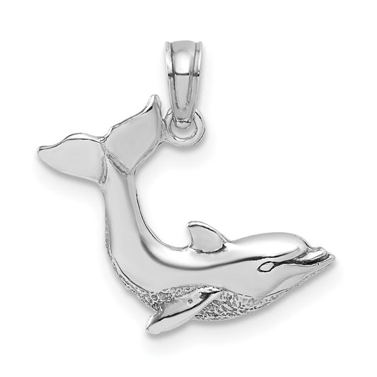 Gold Polished Dolphin Pendants