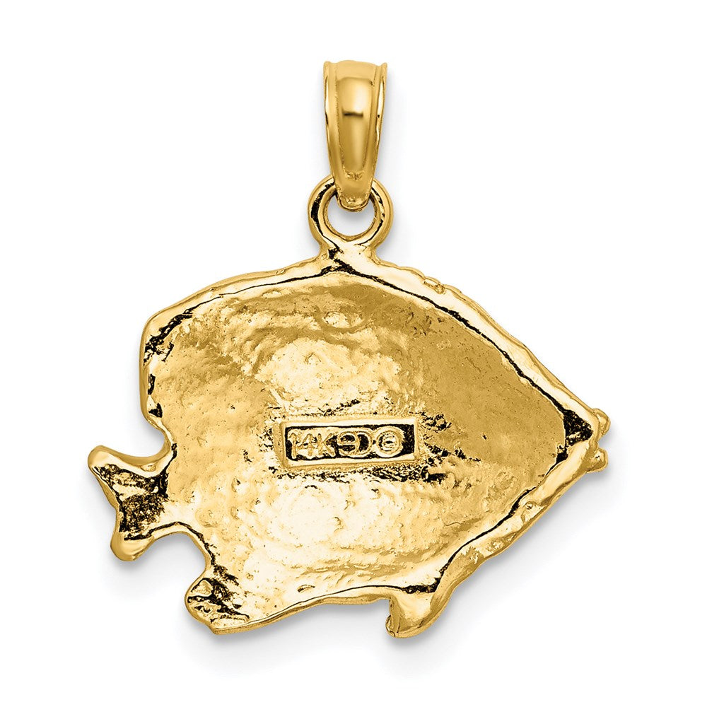 Gold Polished Fish Pendants