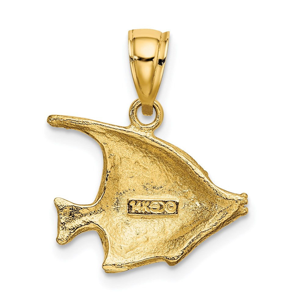 Gold Polished Fish Pendants