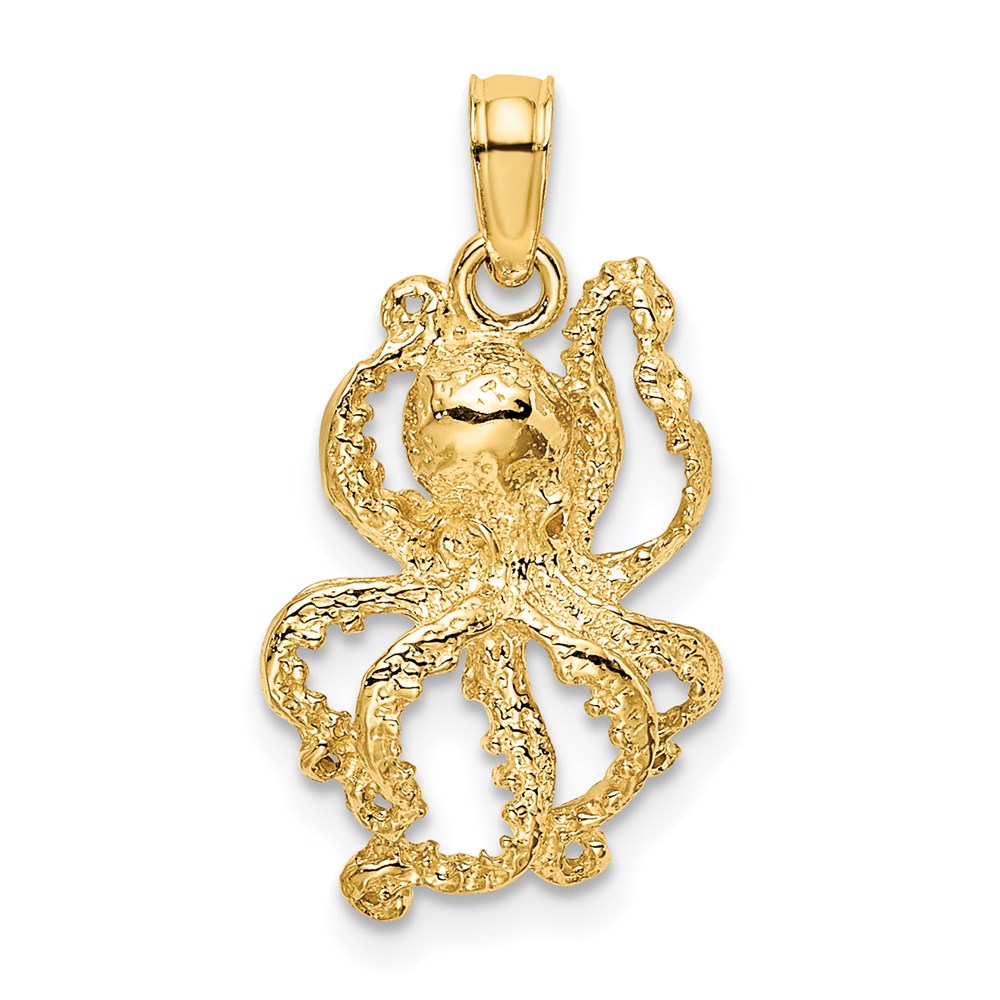 Gold Polished Octopi Pendants