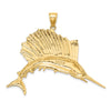 Gold Polished Fish Pendants