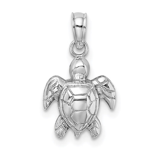 Gold Polished Turtle Pendants