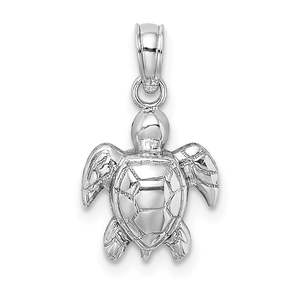 Gold Polished Turtle Pendants