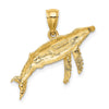 Gold Polished Whale Pendants