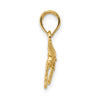 14K 2-D Humpback Whale Charm