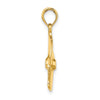 Gold Polished Propeller Pendant