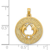 14K OCEAN CITY NJ with Dolphins Charm