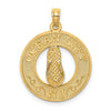 14K OCEAN CITY NJ with Flip Flop Charm