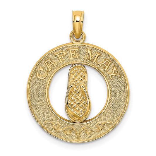 14K CAPE MAY with Flip-Flop Charm