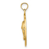 14K MARCO ISLAND Circle with Dolphins Charm