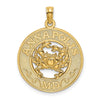 14K ANNAPOLIS MD Crab Charm