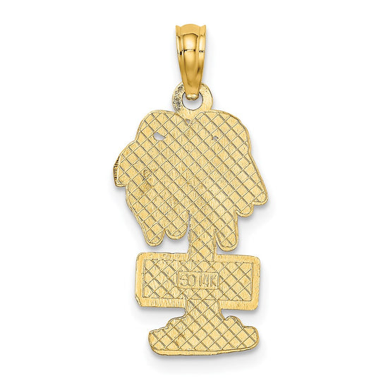 14K MYRTLE BEACH Palm Tree Charm