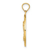 14K FLORIDA with Palm Tree Circle Charm