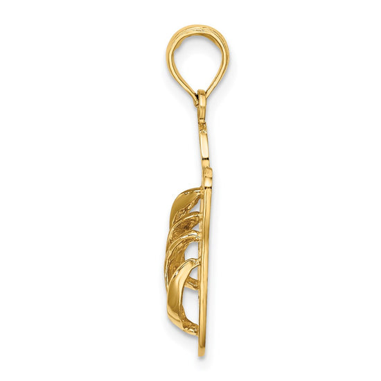14K TURKS AND CAICOS Double Flip-Flop Charm